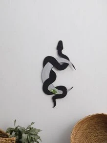 1 cái Đồ treo tường hình con rắn màu đen, Đồ trang trí treo tường hình mặt trăng và con rắn cho gia đình, trang trí nhà cửa, trang trí phòng, trang trí tường - Nhiều màu - Xem 6