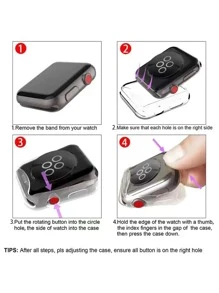 2pcs Screen Protection Film Compatible With Apple Watch