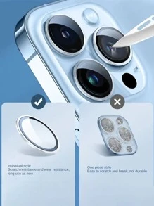 3pcs Phone Lens Protector Compatible With IPhone 15/15Pro/15Plus/15Promax Gift For Birthday, Family, Friends Lens Protector, Phone Accessories Waterproof Shockproof Anti-Fall Anti-Fall Scratch Resistant Anti-Fingerprint Full Cover