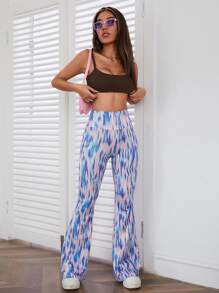 SHEIN PETITE 素色條紋針織吊帶短上衣 - 巧克力棕 - 查看 4