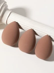 3 Mút trang điểm thiết kế hình giọt nước - Cà phê nâu - Xem 1