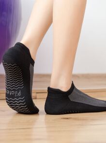 Sports Outdoor 1pair Anti-Slip Yoga Socks