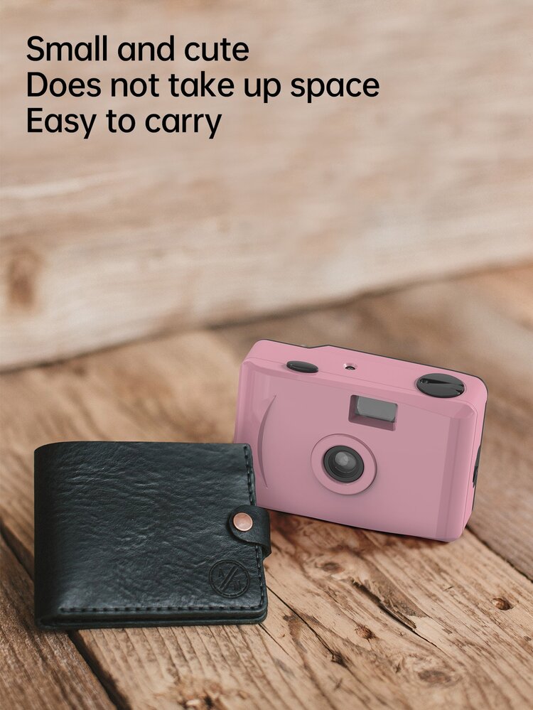 Vintage Film Camera - Pink - View 5