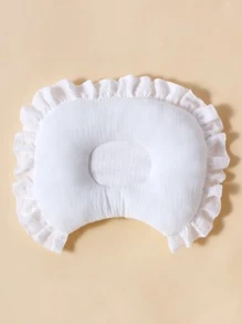 momscare 1 个 21 * 27 厘米婴儿枕头，柔软纱布面料，适合新生儿和婴儿 - 可爱设计的婴儿枕头，是送给女孩的完美睡眠礼物。适合日常使用。