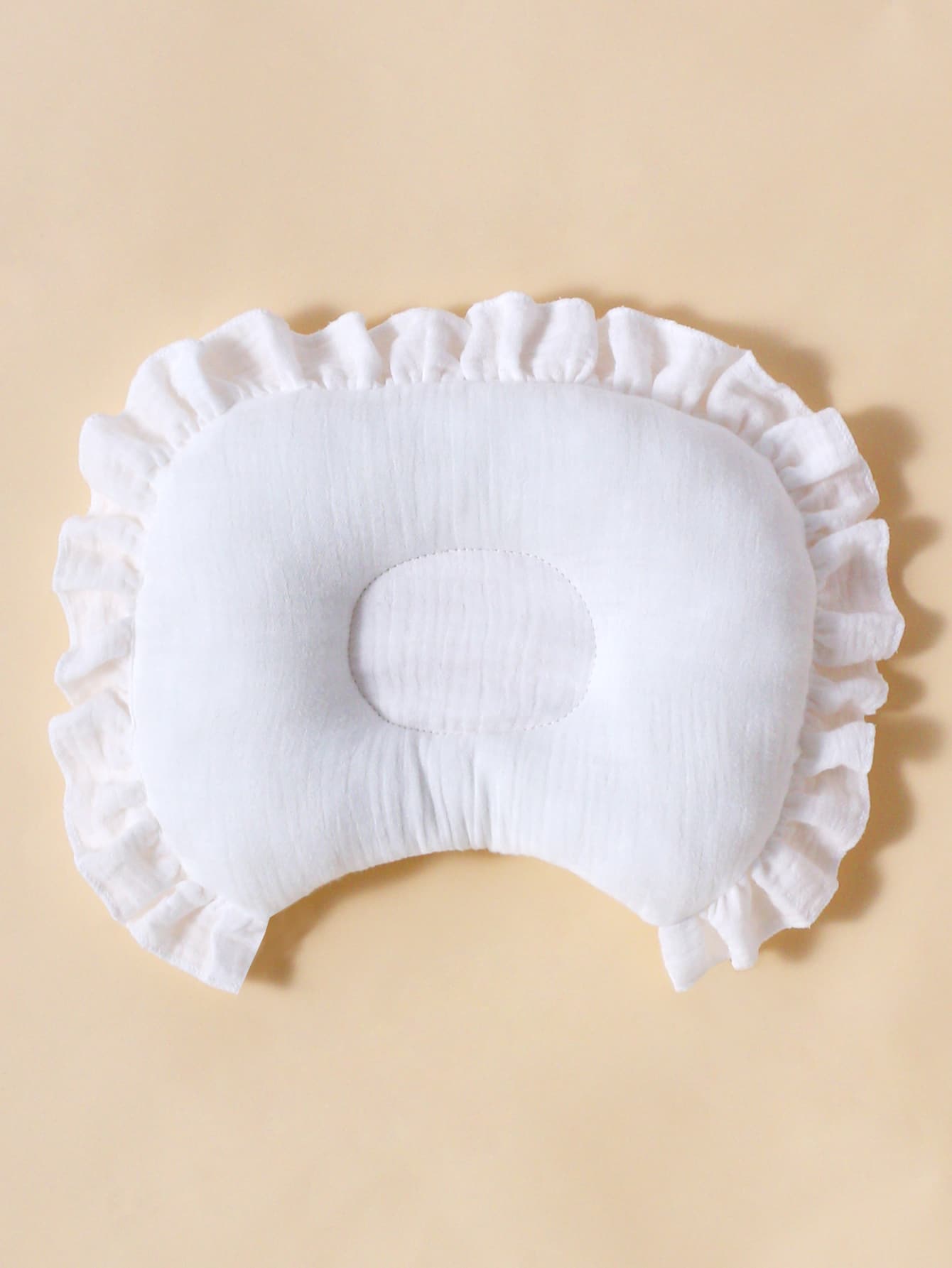 momscare 1 个 21 * 27 厘米婴儿枕头，柔软纱布面料，适合新生儿和婴儿 - 可爱设计的婴儿枕头，是送给女孩的完美睡眠礼物。适合日常使用。