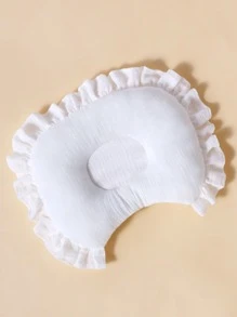 momscare 1 个 21 * 27 厘米婴儿枕头，柔软纱布面料，适合新生儿和婴儿 - 可爱设计的婴儿枕头，是送给女孩的完美睡眠礼物。适合日常使用。