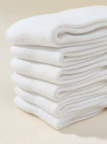 6 đôi tất trẻ em - trắng - Xem 7