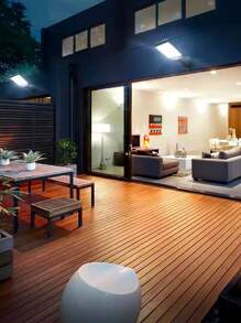 1pc Plastic Solar Lantern,  108 COB With 1200mAh Power Outdoor Solar Lantern For Your Garden - White - View 8