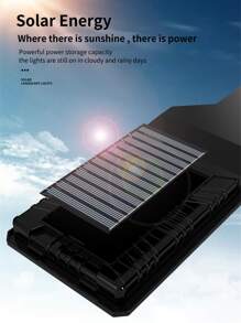 1pc Plastic Solar Lantern,  108 COB With 1200mAh Power Outdoor Solar Lantern For Your Garden - White - View 5