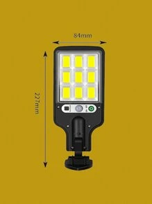 1pc Plastic Solar Lantern,  108 COB With 1200mAh Power Outdoor Solar Lantern For Your Garden - White - View 3