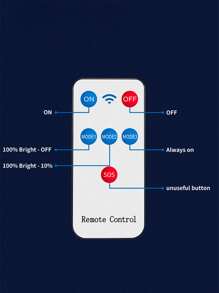 1pc Plastic Solar Lantern,  108 COB With 1200mAh Power Outdoor Solar Lantern For Your Garden - White - View 4