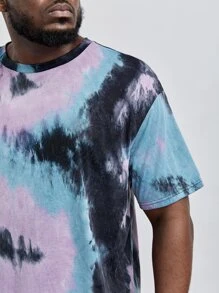EASEVO Hombres Camiseta de tie dye - Multicolor - Ver 6