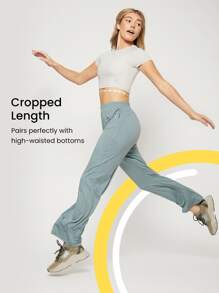 GLOWMODE The Jogging Collection Hero Tee - Grey - View 4