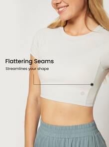 GLOWMODE The Jogging Collection Hero Tee - Grey - View 5