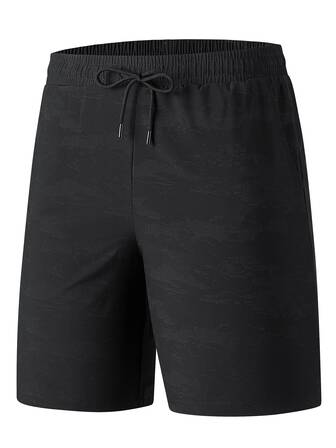 男士腰部抽繩運動短褲