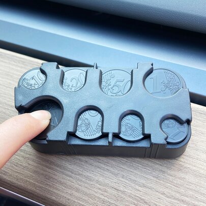 1pc Car Coin Storage Box