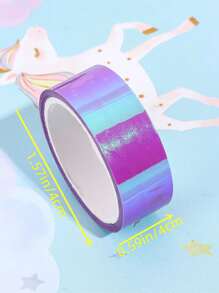 1roll Holographic Masking Tape - Blue - View 2