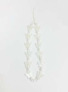 Dây buộc điện thoại trang trí hình con bướm - Nhiều màu - Xem 3