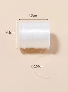 1卷0.4mm彈性水晶繩 - 無色 - 查看 6