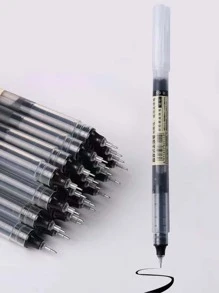 10 piezas Pluma de gel Set - Negro - Ver 1