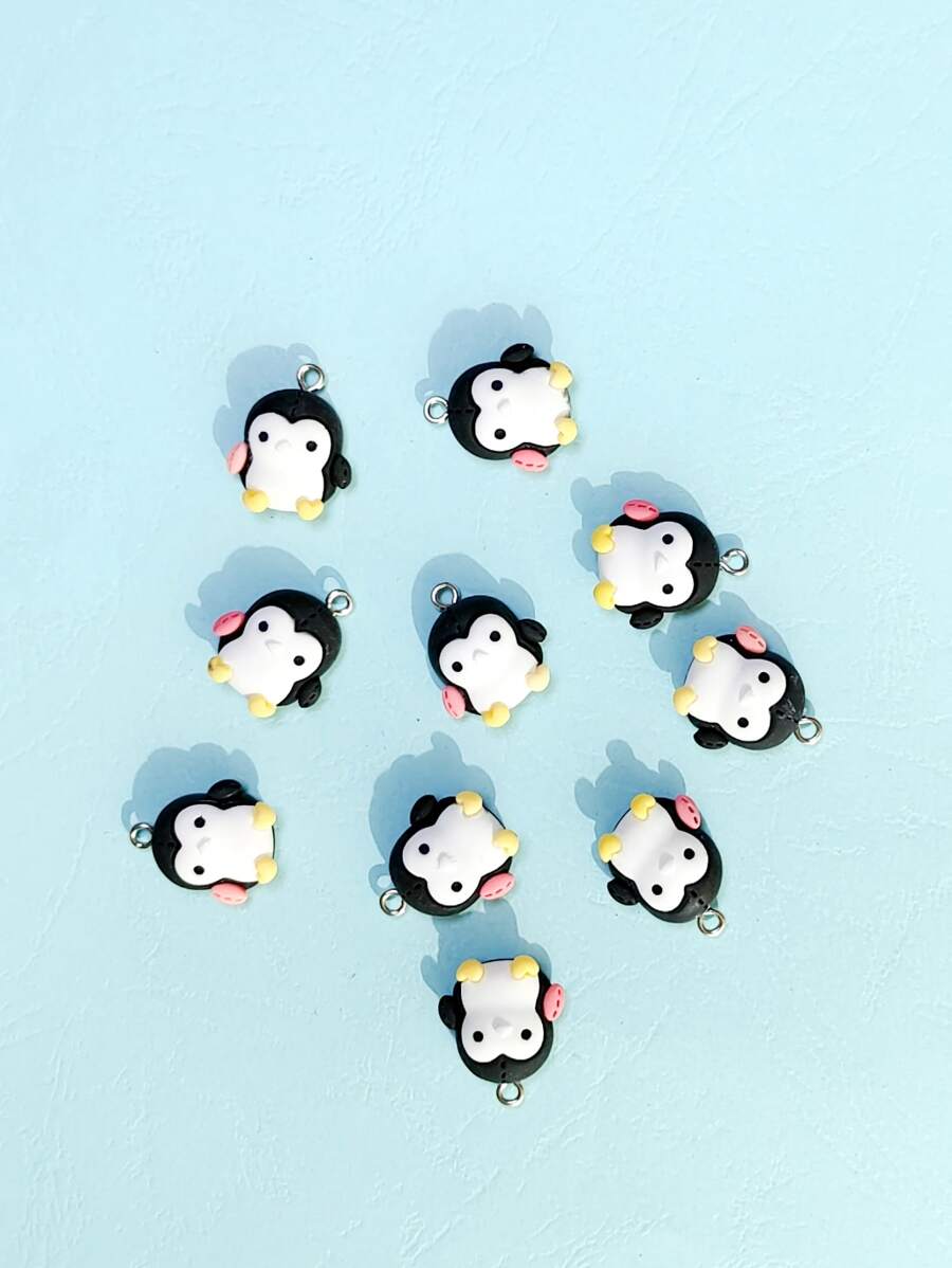 10pcs/set Penguin DIY Pendant