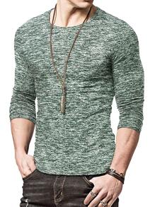 Áo thun & Áo lót Nam màu trơn Giải trí - màu xanh lá - Xem 5