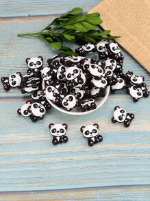 50pcs Silicone Panda Beads - Multicolor - View 2