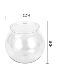 1 pieza transparente pecera - transparente - Ver 2