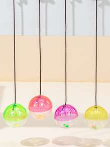 1入組鈴鐺設計隨機逗貓玩具,貓互動玩具