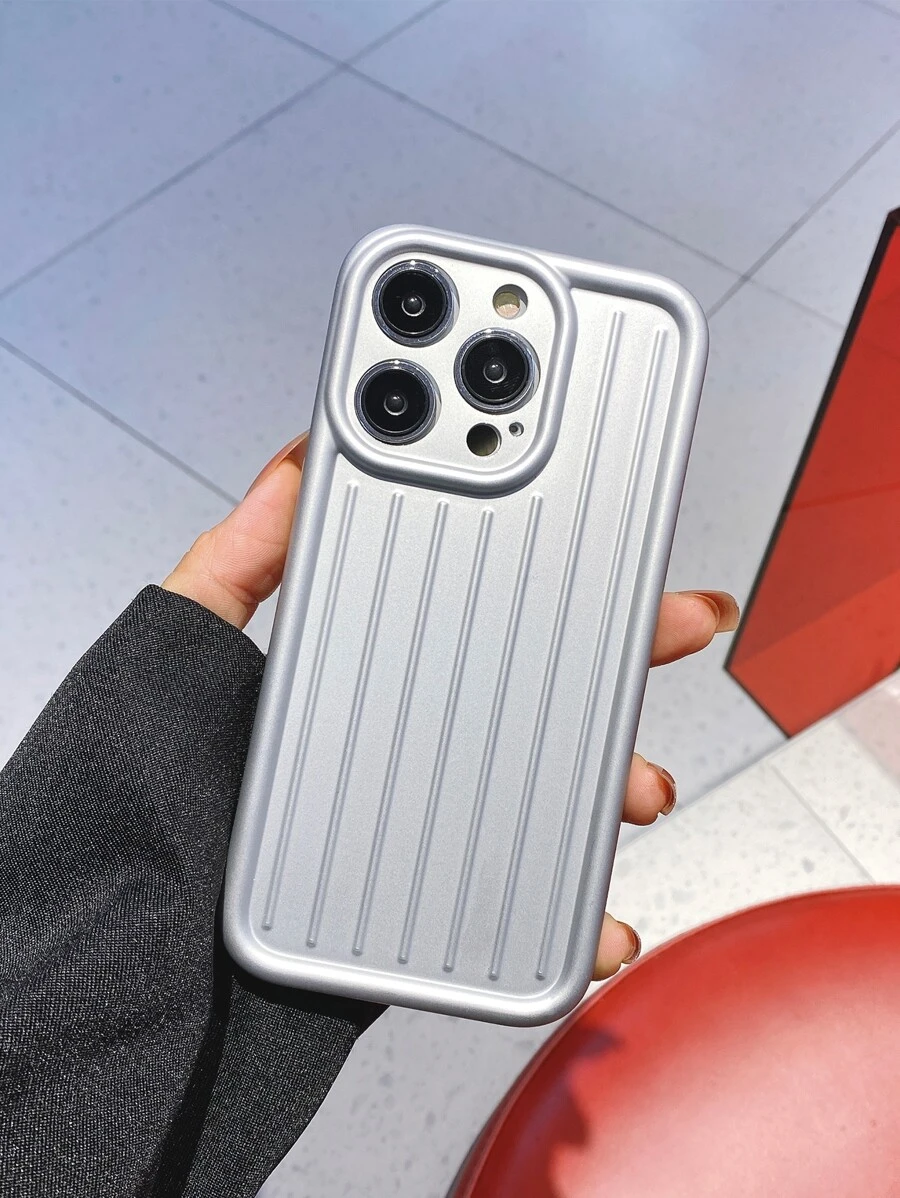 Vỏ điện thoại họa tiết - Bạc - Xem 1