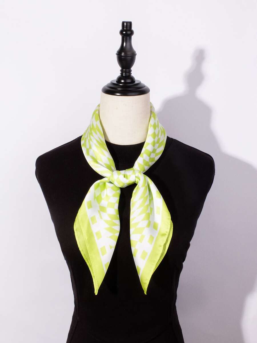 Khăn rằn in ca rô - Nhiều màu - Xem 1