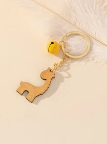 1pc Unisex Cartoon Giraffe Charm Fashion Keychain - Multicolor - View 2
