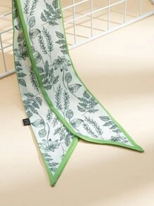 Leaf Print Hair Band - Green - View 3