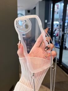 Tpu Phone Case With Lanyard - Clear - View 2