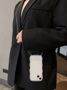 Tpu Phone Case With Lanyard - Clear - View 3