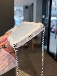 Tpu Phone Case With Lanyard - Clear - View 4