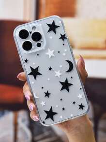 太陽和月亮透明手機殼