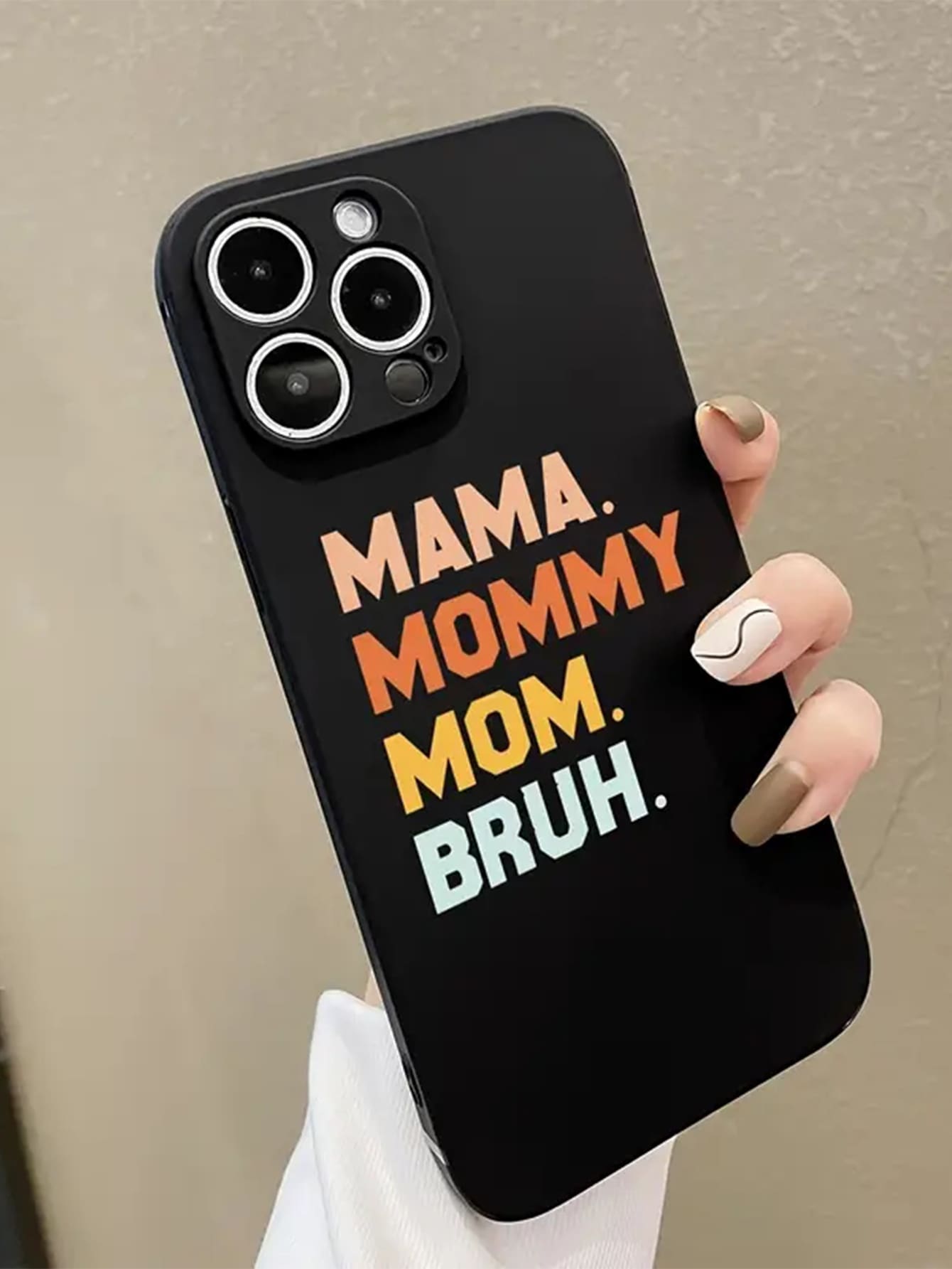 Ốp điện thoại in hình chữ cái, tương thích với iPhone 15/15Plus/15Pro/15Promax, phiên bản quốc tế, không phải phiên bản nội địa. - Nhiều màu - Xem 1