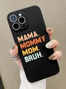 Ốp điện thoại in hình chữ cái, tương thích với iPhone 15/15Plus/15Pro/15Promax, phiên bản quốc tế, không phải phiên bản nội địa. - Nhiều màu - Xem 2