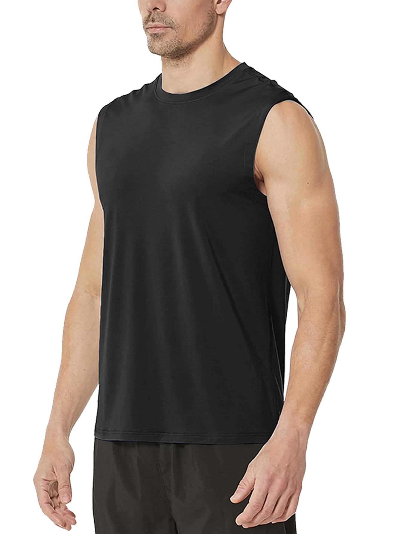 Hombres Sólido Chaleco Deportivo, Ropa De Gimnasio Para Hombres