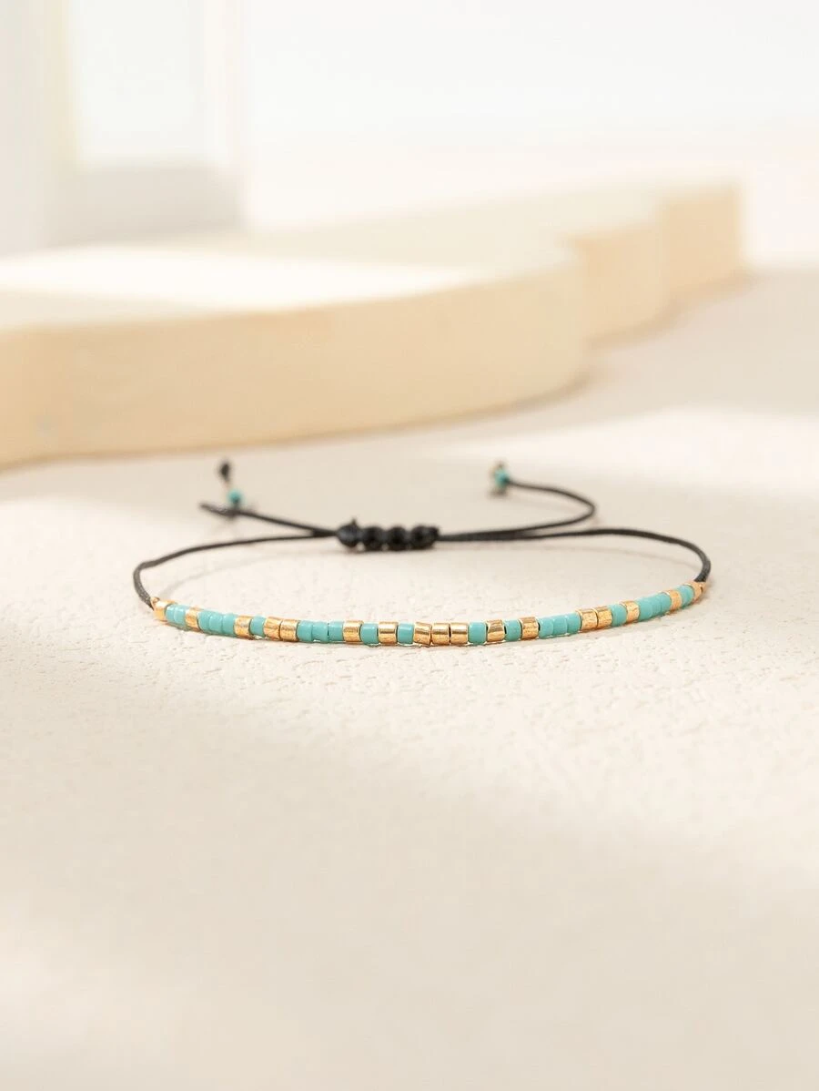 珠子裝飾手環 - 彩色 - 查看 1