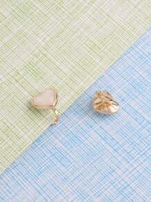 Clip trang trí trái tim trên bông tai - Nhiều màu - Xem 6