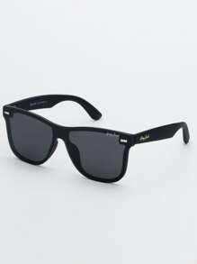 1 Pair Unisex Classic Shield Shaped Retro Polarized Fashion Glasses, Fashion &