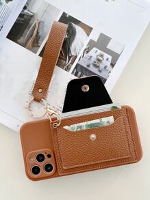 Funda con cartera - Marrón - Ver 4