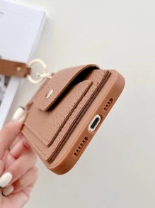 Funda con cartera - Marrón - Ver 5