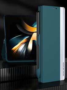 翻蓋手機殼帶觸控筆 - 綠色 - 查看 3