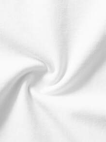 ROMWE MEN Street Life Camiseta vintage Y2k para hombre con eslogan y gráficos de caricaturas - Blanco - Ver 6