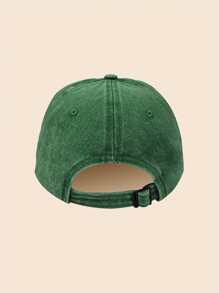 字母圖案棒球帽 - 綠色 - 查看 2