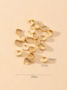 20 cái/bộ vòng cổ tự làm tại ngoại - Vàng - Xem 3