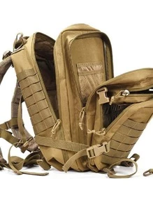 17inch Waterproof 50L 1000D Nylon Waterproof Trekking Fishing Hunting Bag Backpack Outdoor Rucksacks - Khaki - View 4